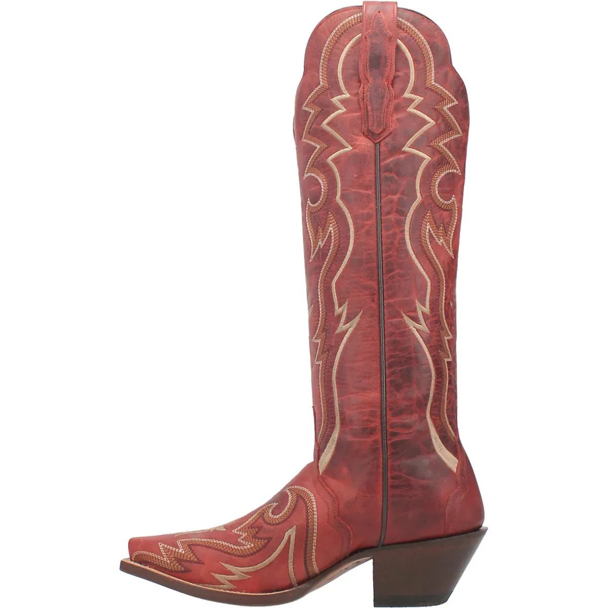 Silvie Cowboy Boot in Red by Dan Post