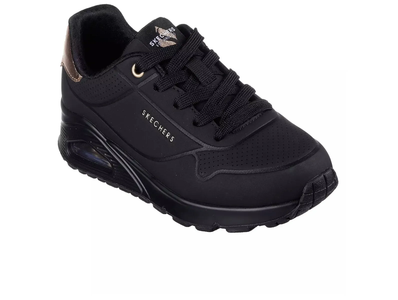 Skechers 155196 Street™ Uno Shimmer Away - Black Gold