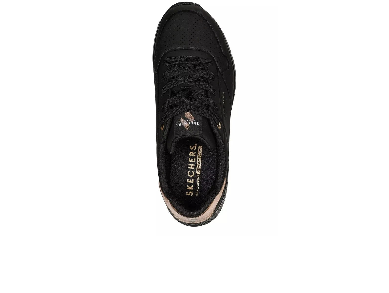 Skechers 155196 Street™ Uno Shimmer Away - Black Gold