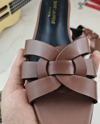 SLY Women's Tribute Flat Mules Brown For Women