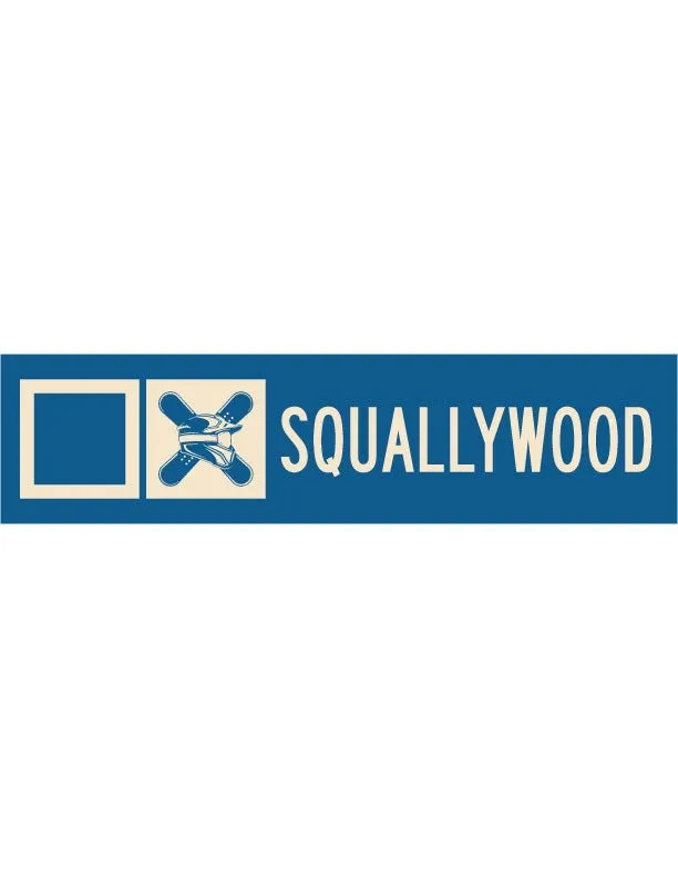 Squallywood Ski Trail Metal Sign