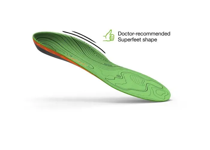 SuperFeet HIKE SUPPORT Insoles (Previously Named TRAILBLAZER Comfort)