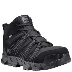 'Timberland Pro' Men's Powertrain Mid ESD Alloy Toe - Black / Gray