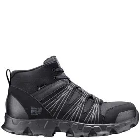 'Timberland Pro' Men's Powertrain Mid ESD Alloy Toe - Black / Gray