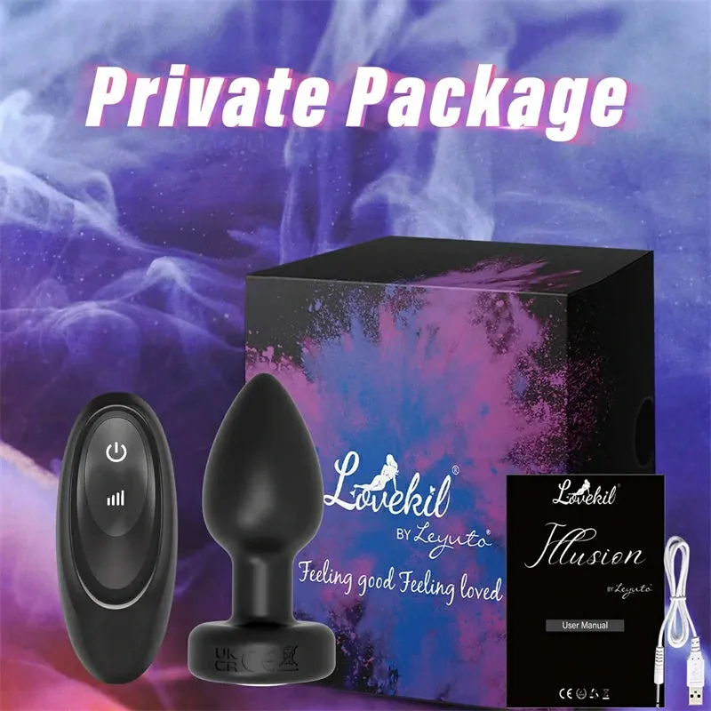 Touch Sensitive Color Illuminated Anal Plug