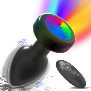 Touch Sensitive Color Illuminated Anal Plug