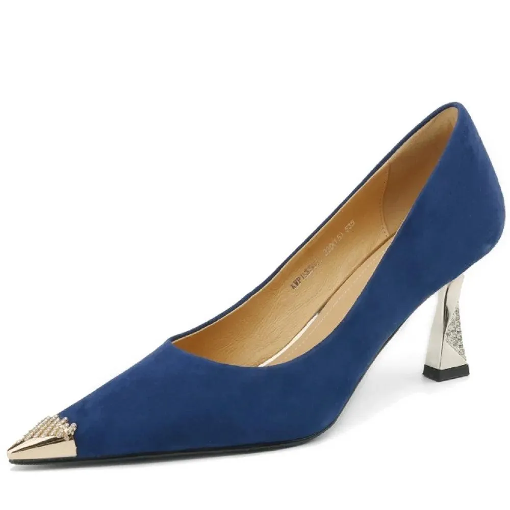 TSS54 Leather Pumps - High Heels - Women's Casual Shoes