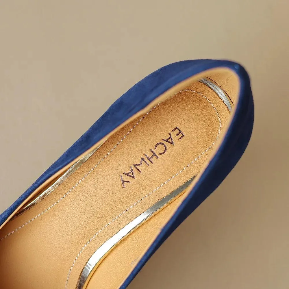 TSS54 Leather Pumps - High Heels - Women's Casual Shoes
