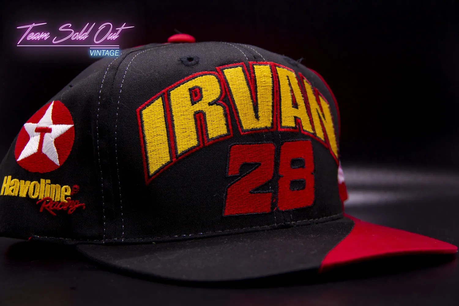 Vintage Ernie Irvan #28 Hat Texaco Havoline NASCAR Racing Snapback Hat
