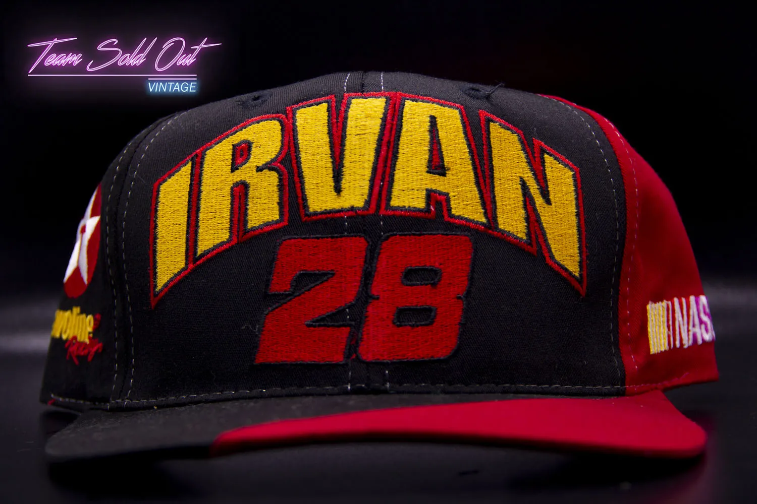 Vintage Ernie Irvan #28 Hat Texaco Havoline NASCAR Racing Snapback Hat