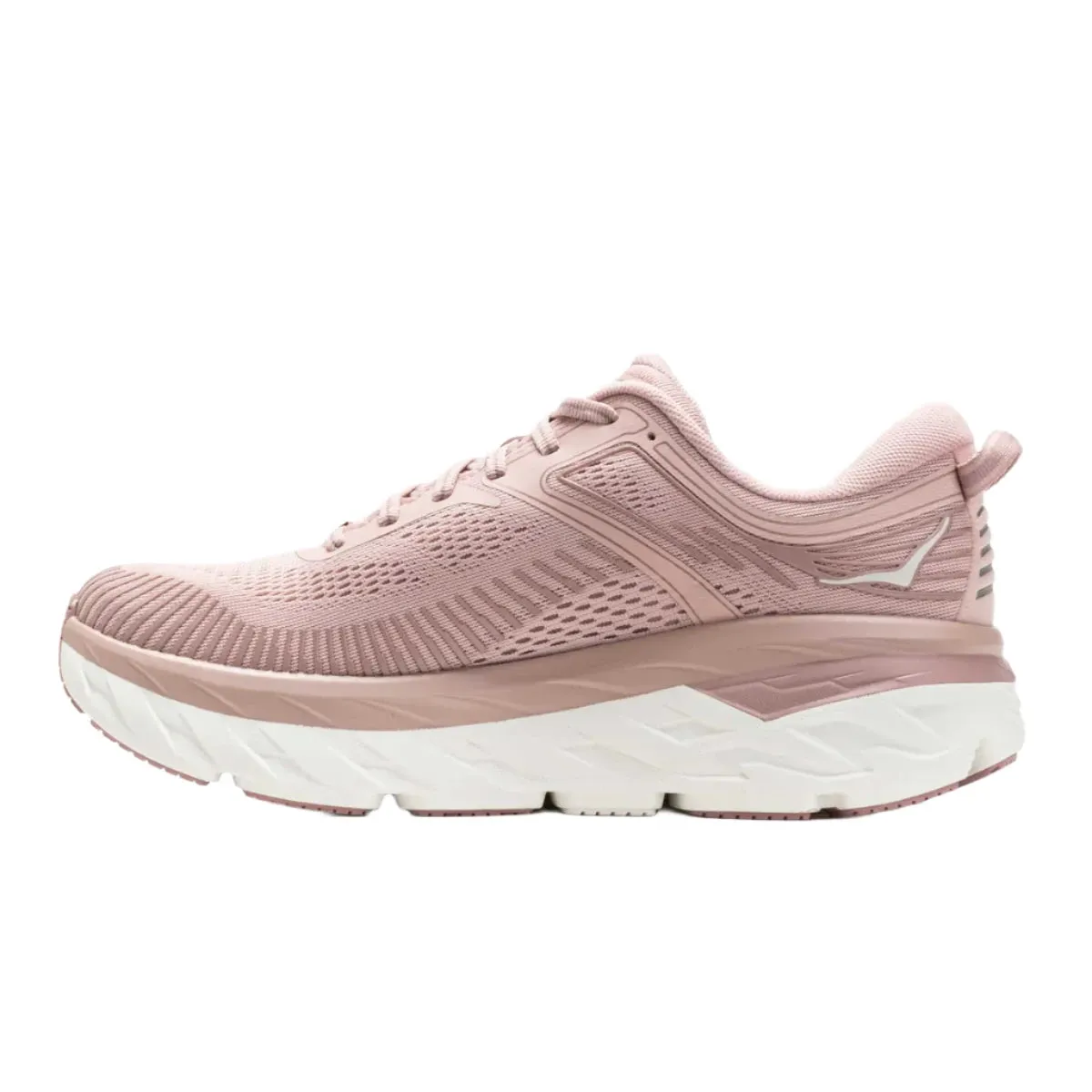 WOMEN'S HOKA BONDI 7 | PEACH WHIP / WHITE