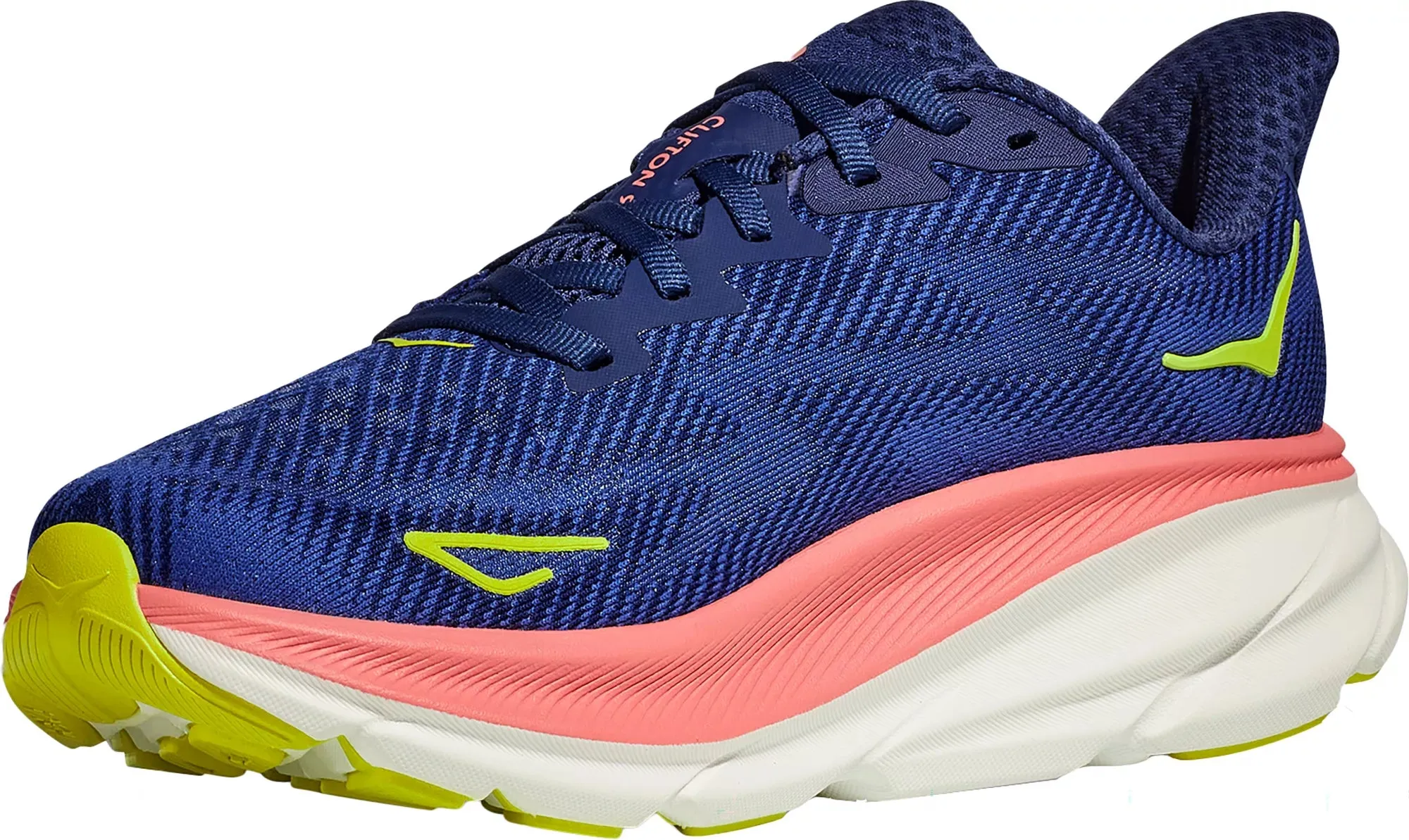 WOMEN'S HOKA CLIFTON 9 | EVENING SKY/CORAL